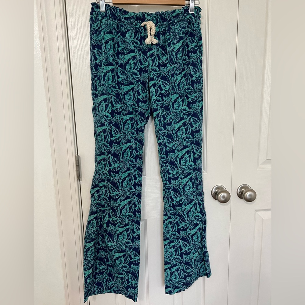 Roxy Floral Linen Pants